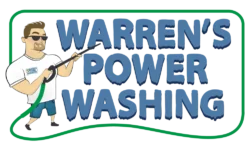 A picture of the logo for warren power washing.