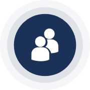 Two people are standing in a circle.