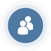 Two people are standing in a circle.